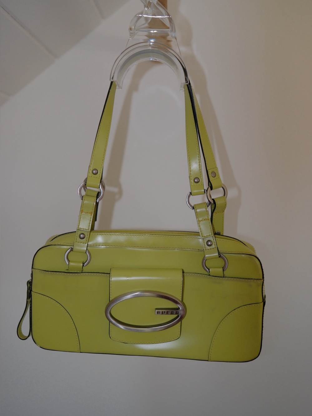 Vintage Green Guess Shoulder Bag Y2K